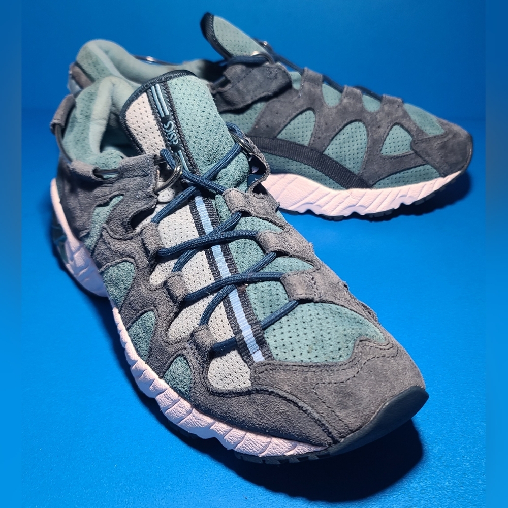 ASICS Gel-Mai Men's Green Ocean Dark Ocean Running Sneakers  Shoes